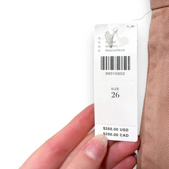 NWT Agolde Becker Chino Balloon Barrel High Waisted Pleated Trousers Size 26 - Picture 8 of 10